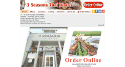 Desktop Screenshot of 3seasonsthaibistrooakland.com